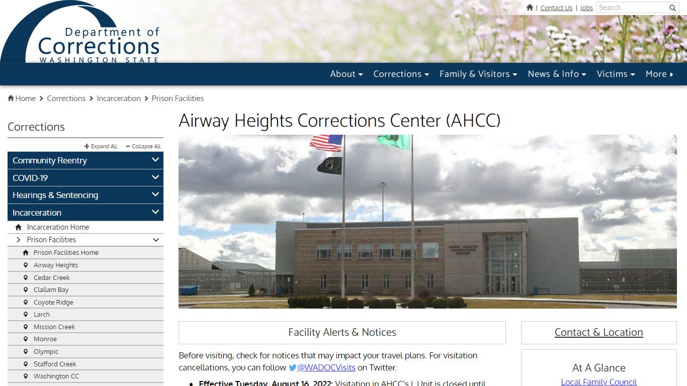 Airway Heights Corrections Center (AHCC)